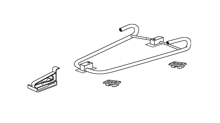 תופסן עיגון דגם 3 -173 למיטת אמבולנס | הדר הדרכה ושירותים רפואיים